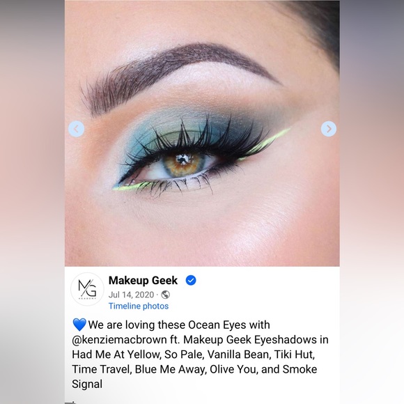 NWT Full Size MAKEUP GEEK Square Matte Eyeshadow “TIME TRAVEL” - Picture 8 of 9